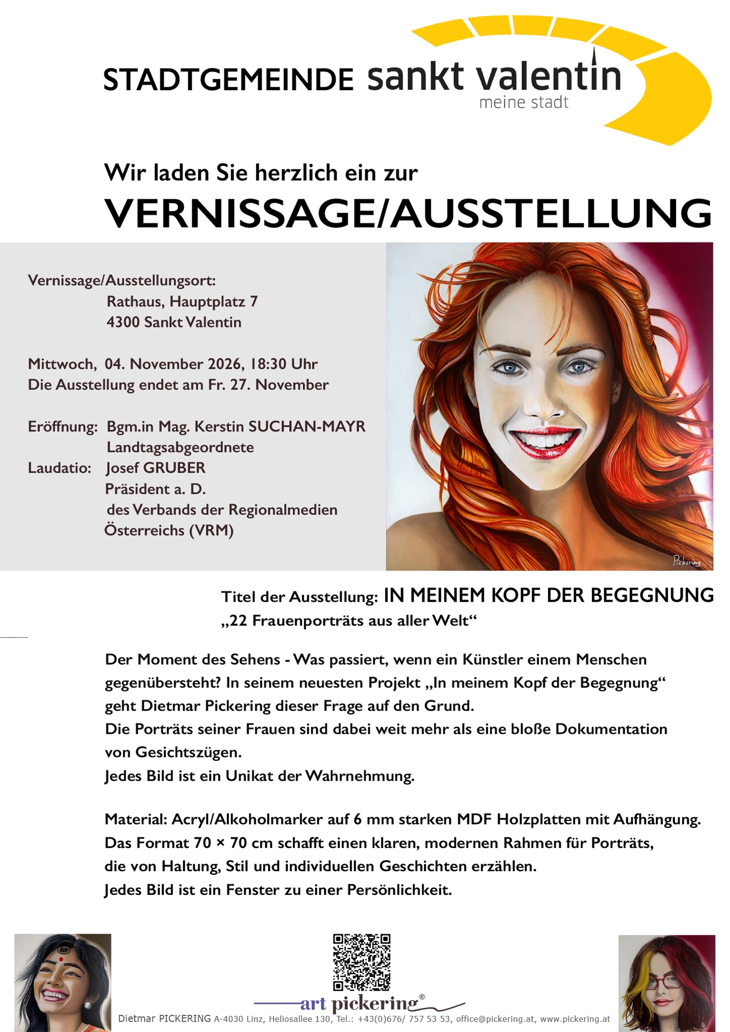 Einladung zur Vernissage